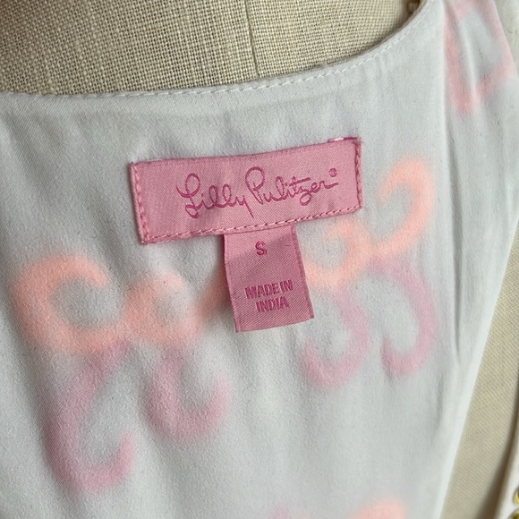 Lilly Pulitzer Pink and White Mini Dress - Picture 6 of 6